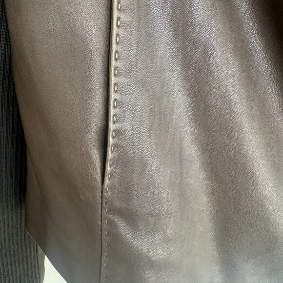 Vince 100% Leather Jacket (Size L Shows Wear) - Picture 6 of 15